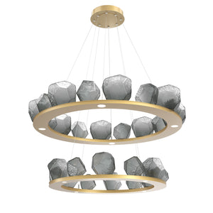 Hammerton Studio - CHB0039-2B-GB-S-CA1-L1 - LED Chandelier - Gem - Gilded Brass