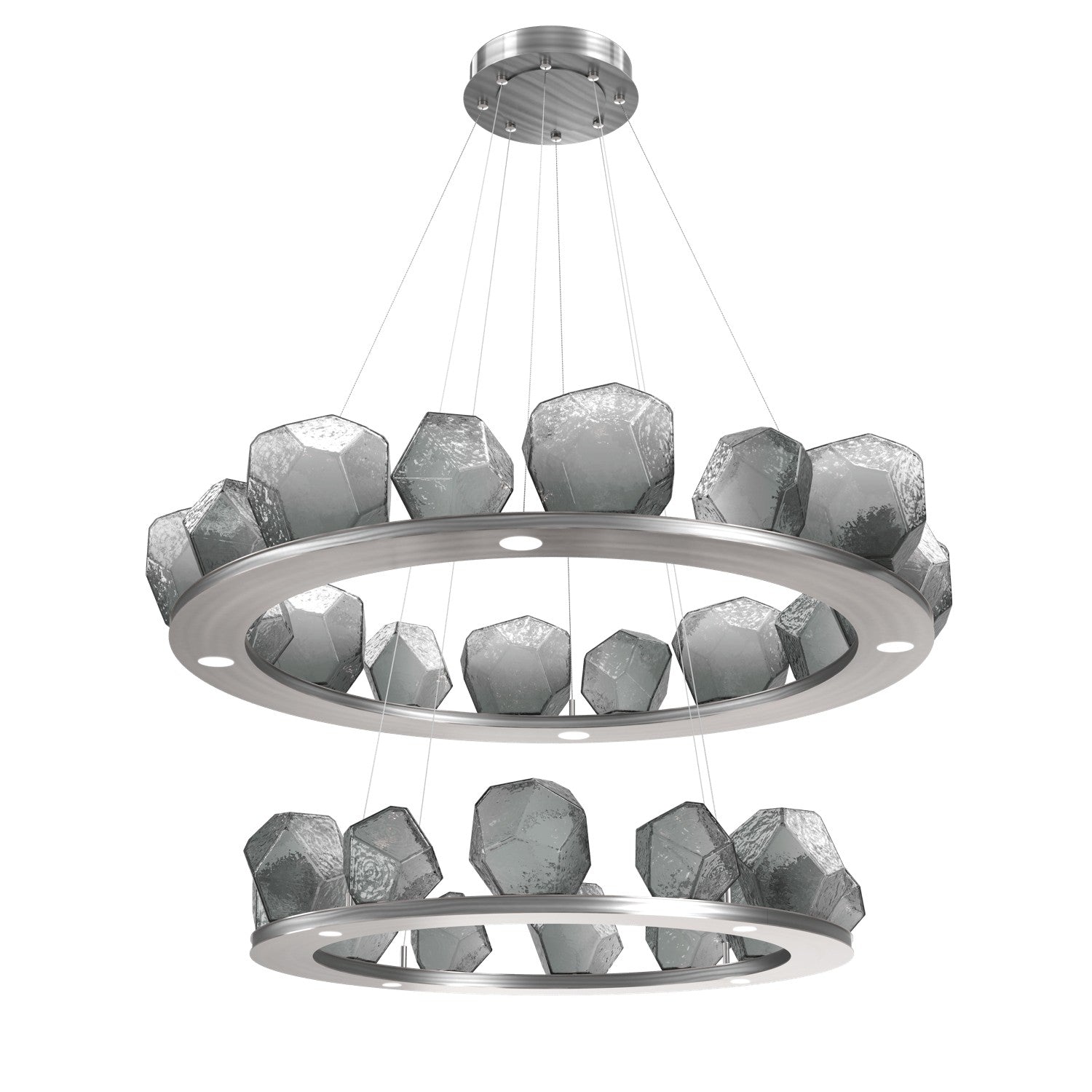 Hammerton Studio - CHB0039-2B-GM-S-CA1-L1 - LED Chandelier - Gem - Gunmetal