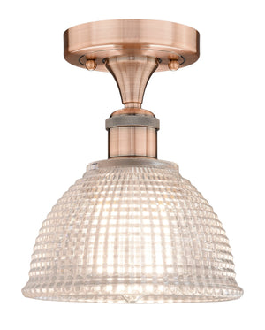 Innovations - 616-1F-AC-G422 - One Light Flush Mount - Edison - Antique Copper