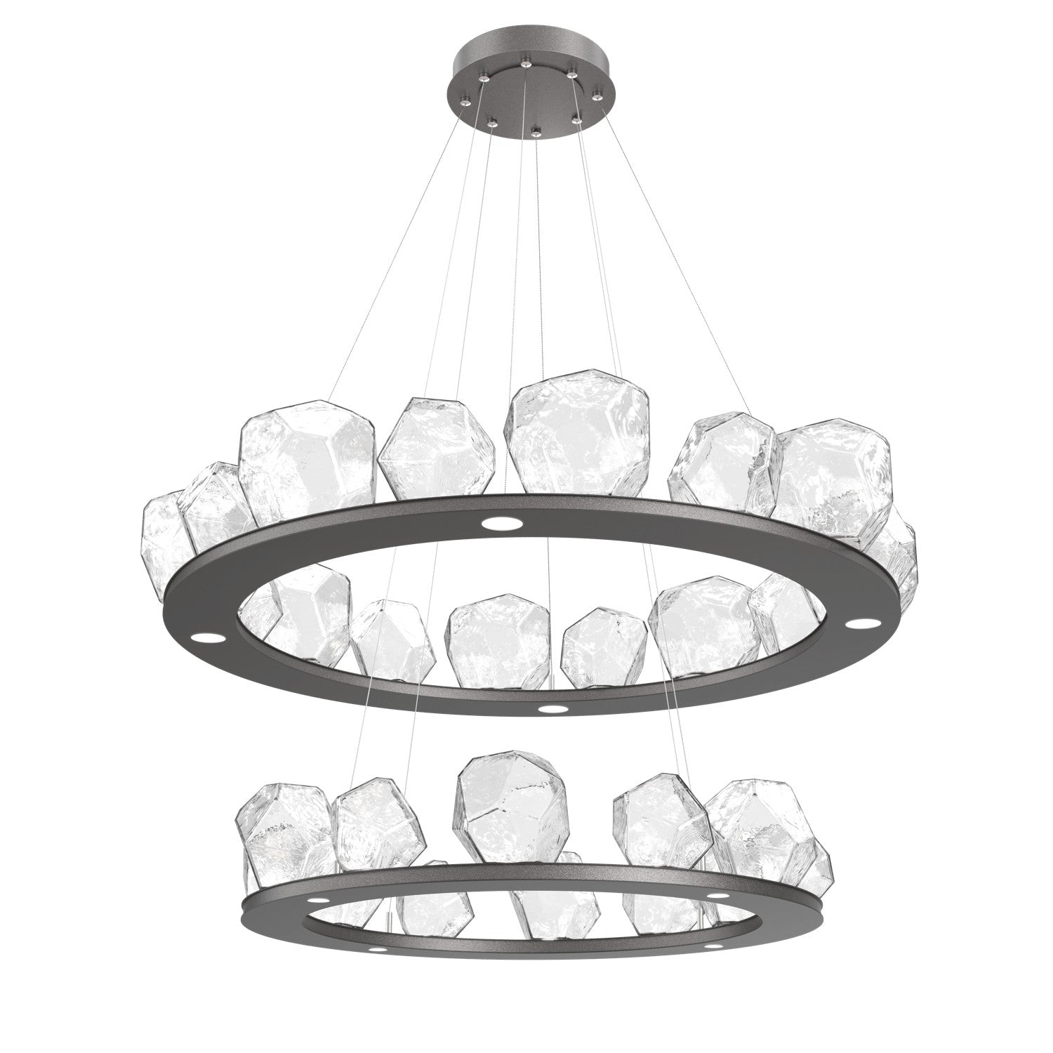 Hammerton Studio - CHB0039-2B-GP-C-CA1-L1 - LED Chandelier - Gem - Graphite