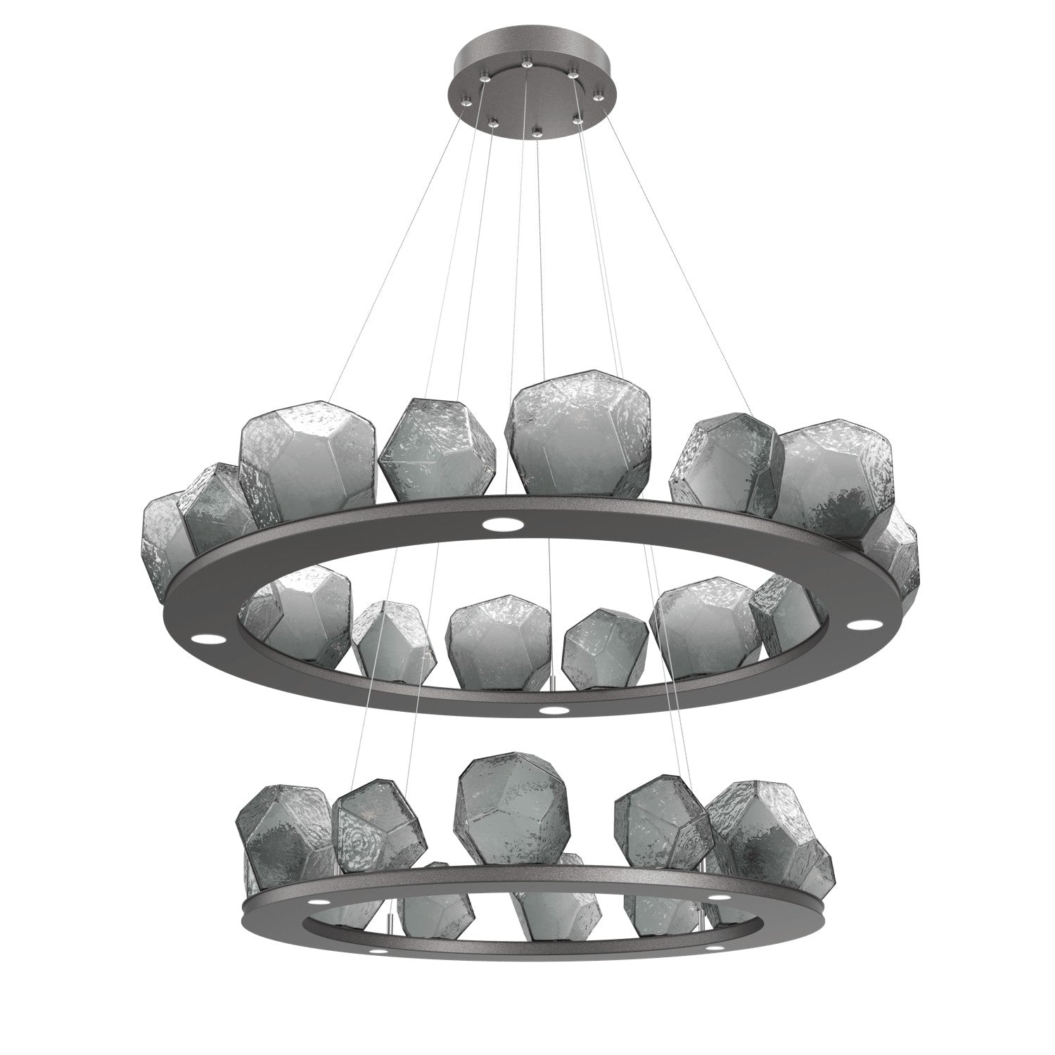 Hammerton Studio - CHB0039-2B-GP-S-CA1-L3 - LED Chandelier - Gem - Graphite