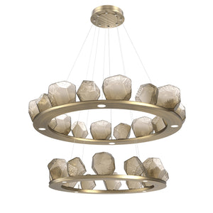 Hammerton Studio - CHB0039-2B-HB-B-CA1-L1 - LED Chandelier - Gem - Heritage Brass