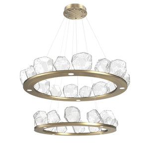 Hammerton Studio - CHB0039-2B-HB-C-CA1-L1 - LED Chandelier - Gem - Heritage Brass