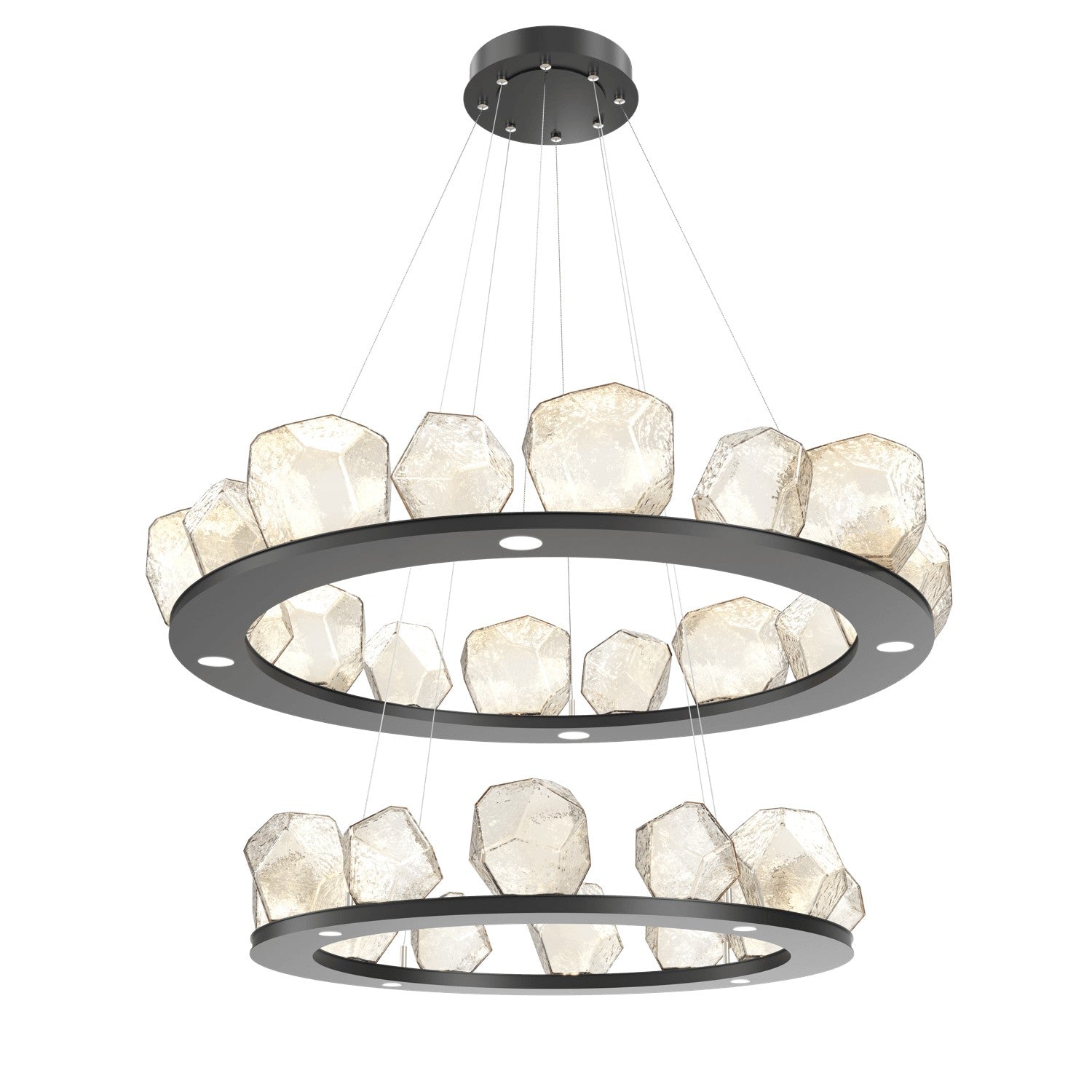 Hammerton Studio - CHB0039-2B-MB-A-CA1-L3 - LED Chandelier - Gem - Matte Black