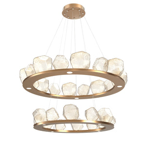 Hammerton Studio - CHB0039-2B-NB-A-CA1-L1 - LED Chandelier - Gem - Novel Brass