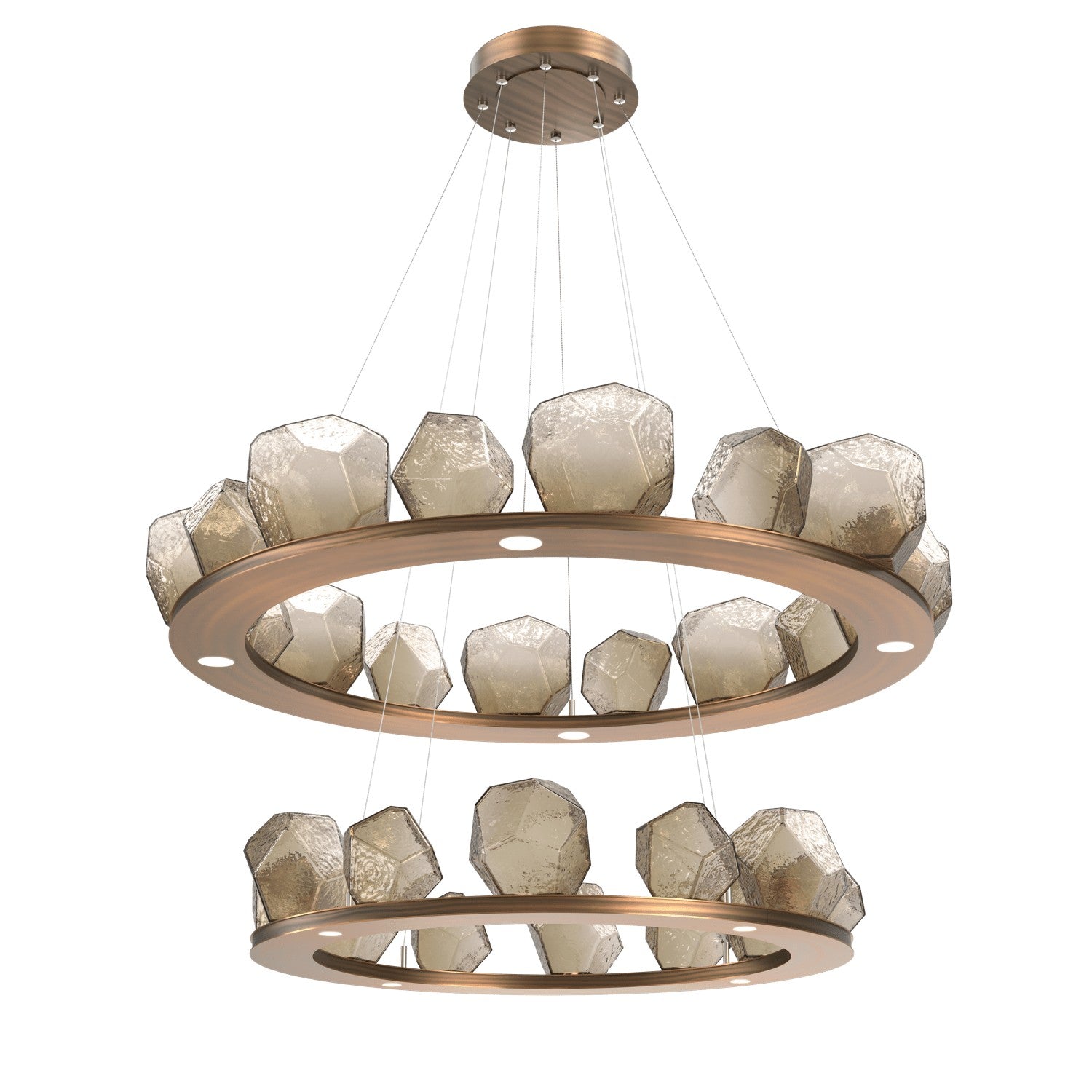 Hammerton Studio - CHB0039-2B-RB-B-CA1-L1 - LED Chandelier - Gem - Oil Rubbed Bronze