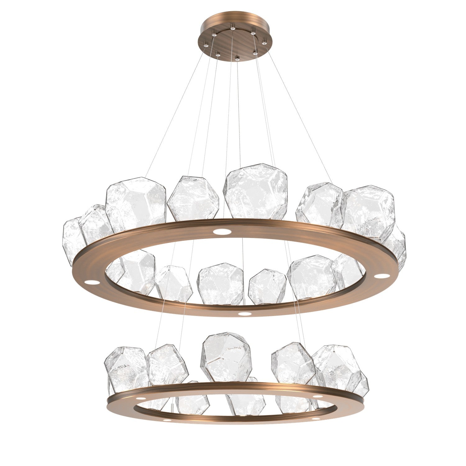 Hammerton Studio - CHB0039-2B-RB-C-CA1-L1 - LED Chandelier - Gem - Oil Rubbed Bronze