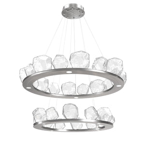 Hammerton Studio - CHB0039-2B-SN-C-CA1-L3 - LED Chandelier - Gem - Satin Nickel