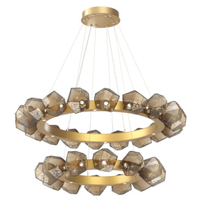 Hammerton Studio - CHB0039-2T-GB-B-CA1-L1 - LED Chandelier - Gem - Gilded Brass