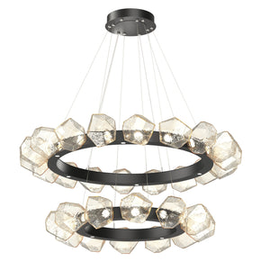 Hammerton Studio - CHB0039-2T-MB-A-CA1-L1 - LED Chandelier - Gem - Matte Black