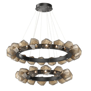 Hammerton Studio - CHB0039-2T-MB-B-CA1-L1 - LED Chandelier - Gem - Matte Black