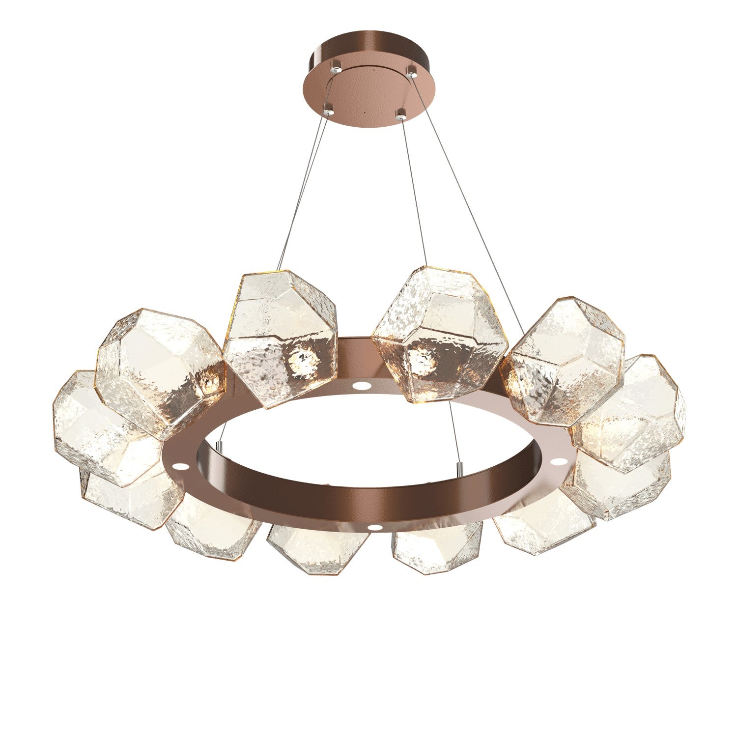 Hammerton Studio - CHB0039-36-BB-A-CA1-L1 - LED Lantern - Gem - Burnished Bronze