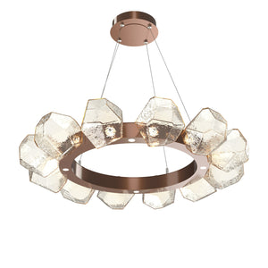 Hammerton Studio - CHB0039-36-BB-A-CA1-L1 - LED Lantern - Gem - Burnished Bronze