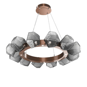 Hammerton Studio - CHB0039-36-BB-S-CA1-L1 - LED Lantern - Gem - Burnished Bronze