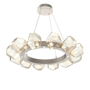 Hammerton Studio - CHB0039-36-BS-A-CA1-L3 - LED Lantern - Gem - Beige Silver
