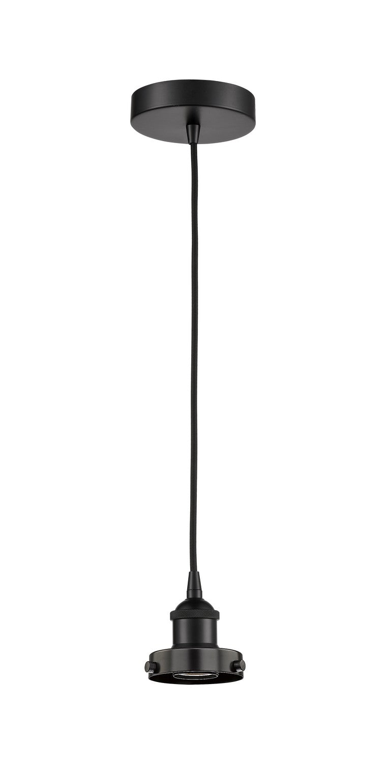 Innovations - 616-1PH-BK - One Light Pendant - Edison - Matte Black