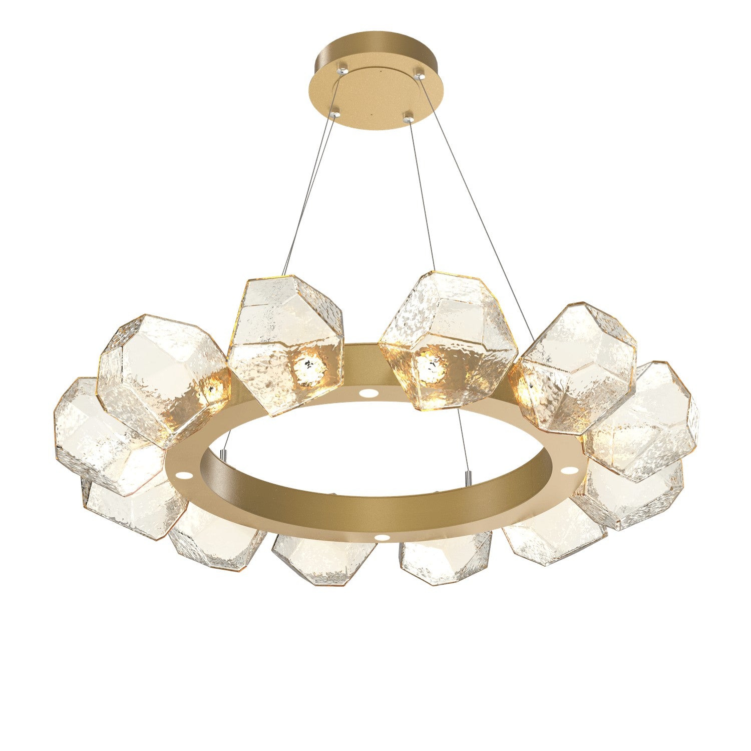 Hammerton Studio - CHB0039-36-GB-A-CA1-L3 - LED Lantern - Gem - Gilded Brass