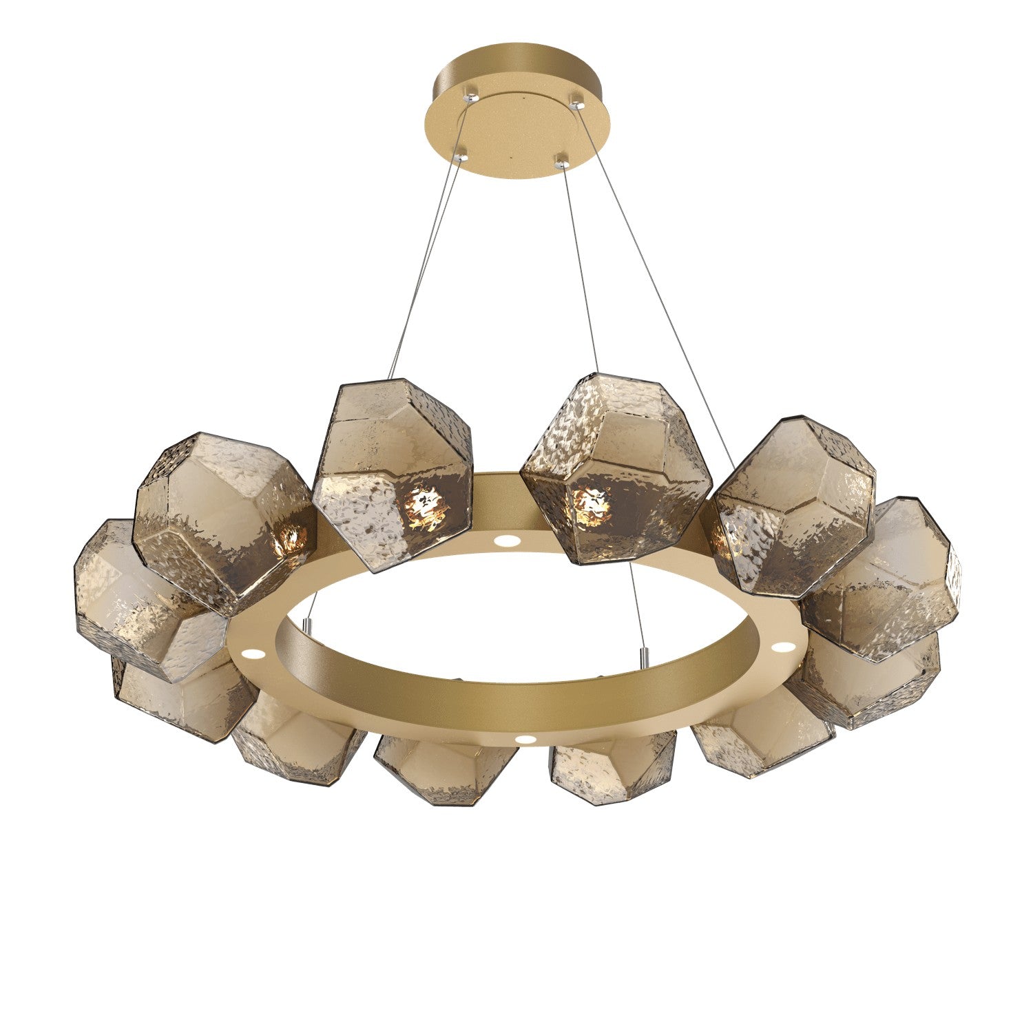 Hammerton Studio - CHB0039-36-GB-B-CA1-L1 - LED Chandelier - Gem - Gilded Brass