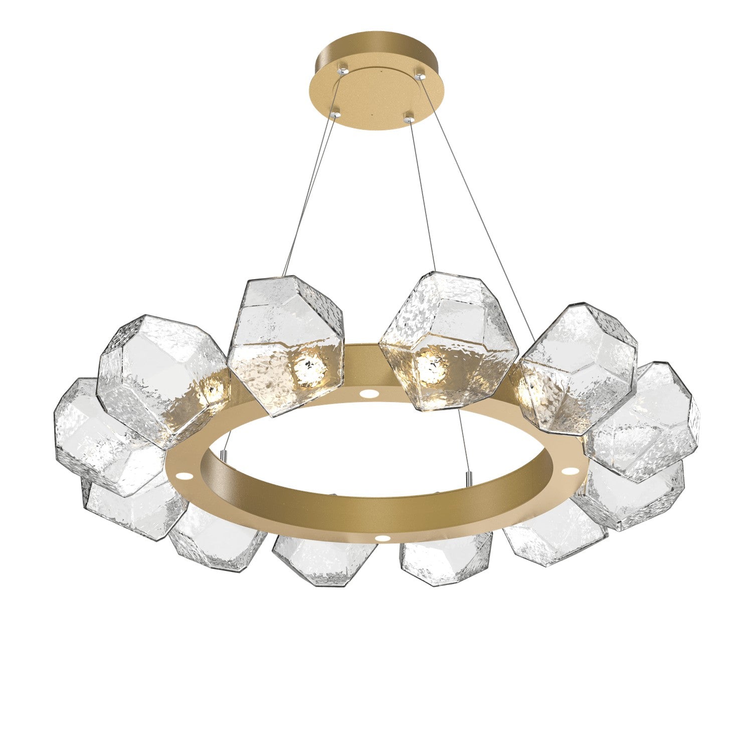 Hammerton Studio - CHB0039-36-GB-C-CA1-L1 - LED Chandelier - Gem - Gilded Brass