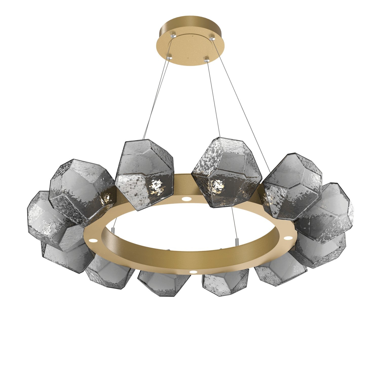 Hammerton Studio - CHB0039-36-GB-S-CA1-L3 - LED Lantern - Gem - Gilded Brass