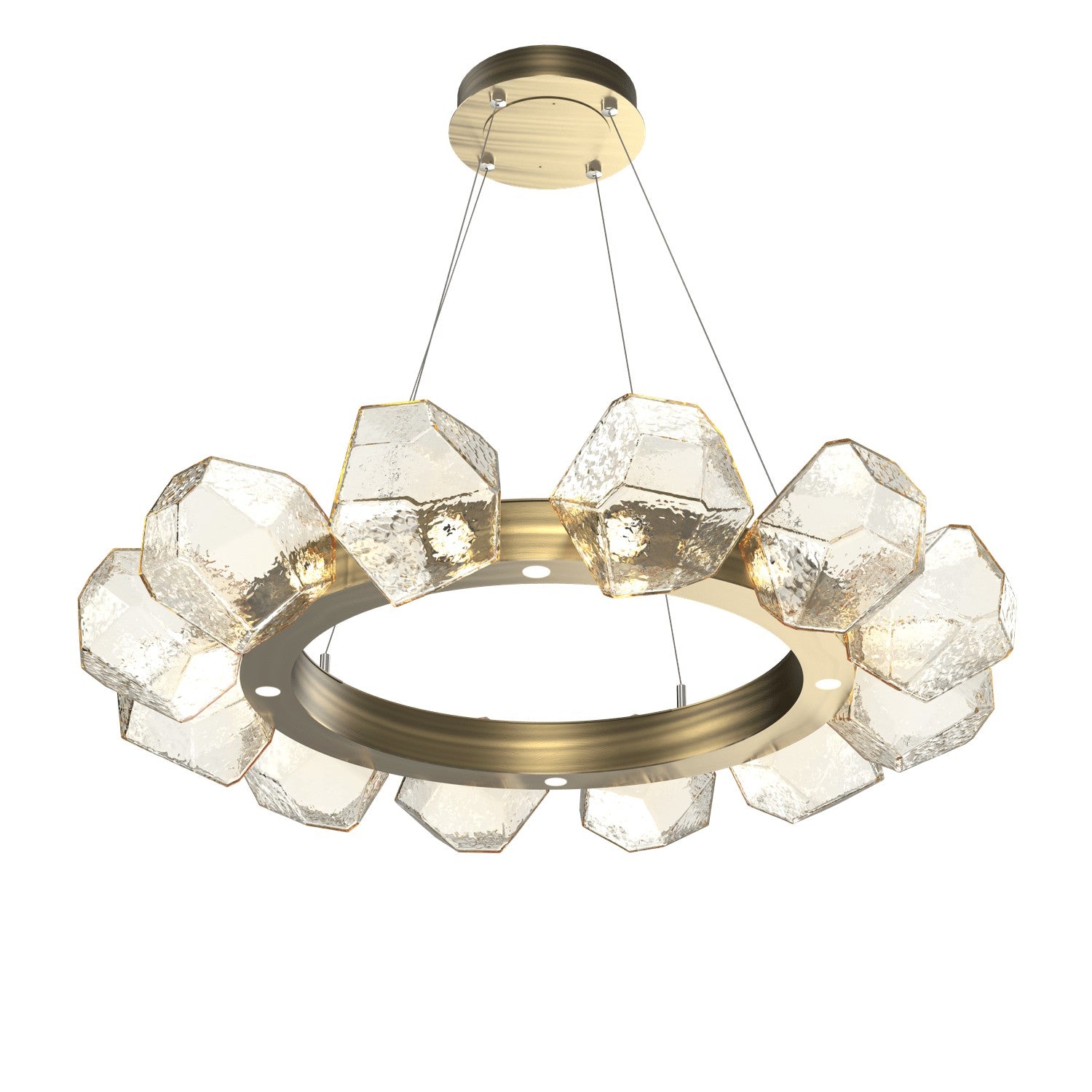 Hammerton Studio - CHB0039-36-HB-A-CA1-L1 - LED Lantern - Gem - Heritage Brass