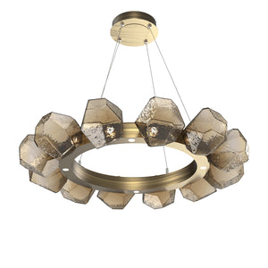 Hammerton Studio - CHB0039-36-HB-B-CA1-L1 - LED Lantern - Gem - Heritage Brass