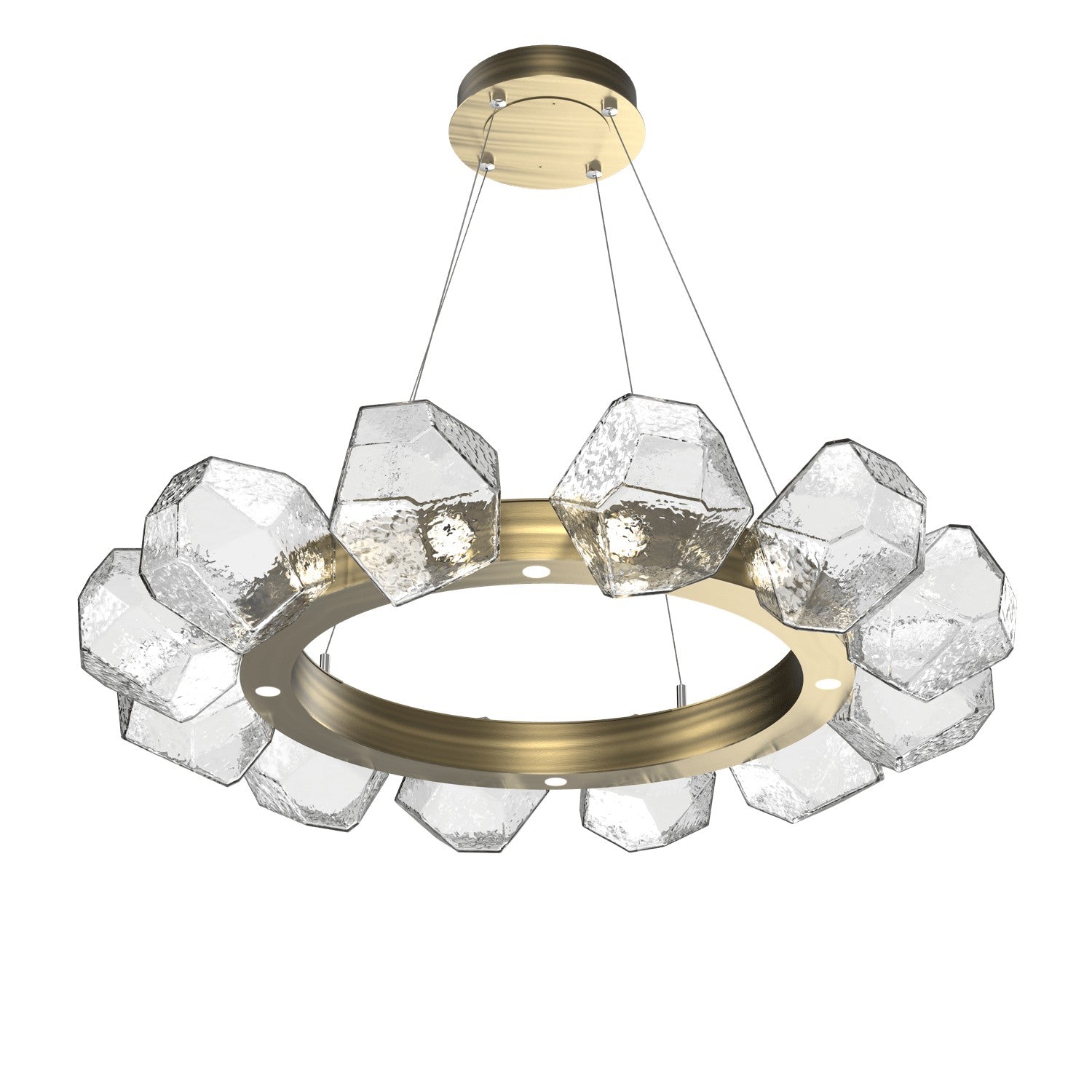 Hammerton Studio - CHB0039-36-HB-C-CA1-L1 - LED Lantern - Gem - Heritage Brass