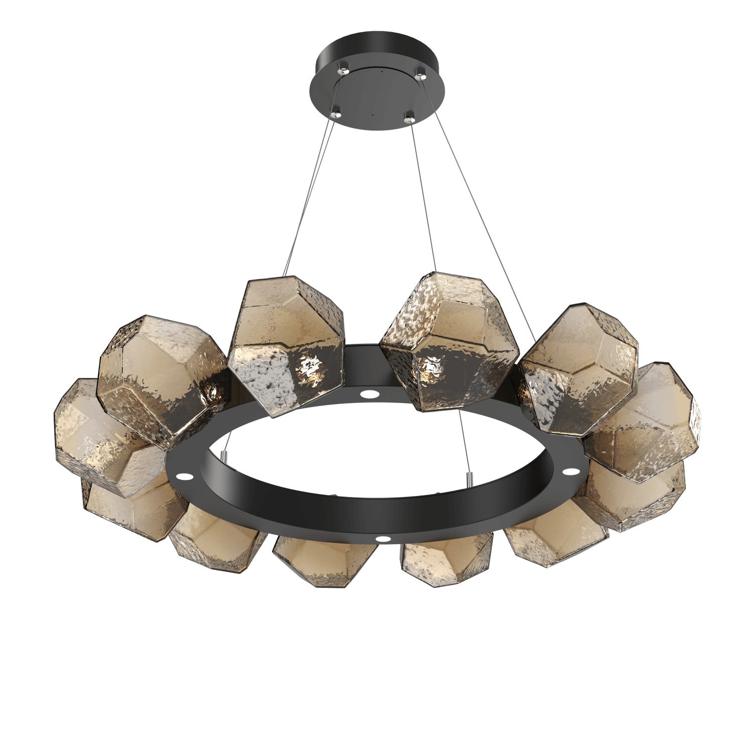 Hammerton Studio - CHB0039-36-MB-B-CA1-L3 - LED Lantern - Gem - Matte Black