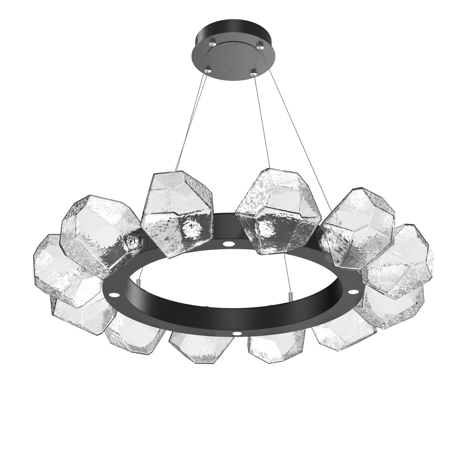 Hammerton Studio - CHB0039-36-MB-C-CA1-L3 - LED Lantern - Gem - Matte Black