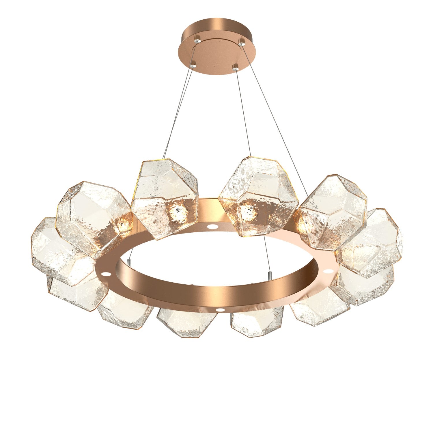 Hammerton Studio - CHB0039-36-NB-A-CA1-L1 - LED Lantern - Gem - Novel Brass
