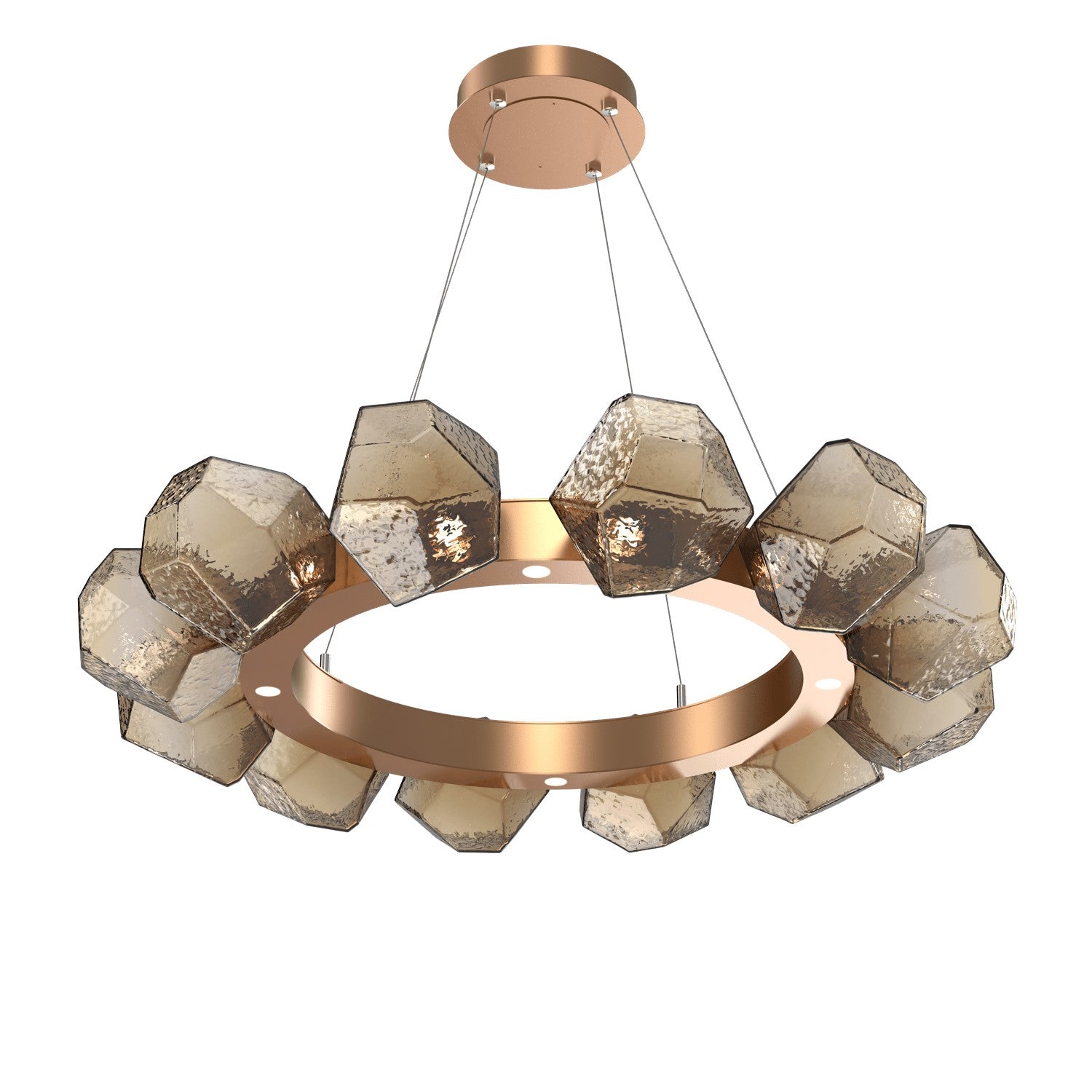 Hammerton Studio - CHB0039-36-NB-B-CA1-L1 - LED Lantern - Gem - Novel Brass