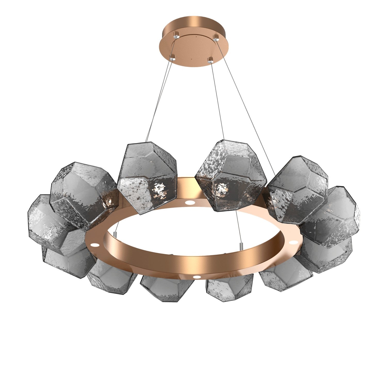 Hammerton Studio - CHB0039-36-NB-S-CA1-L3 - LED Lantern - Gem - Novel Brass