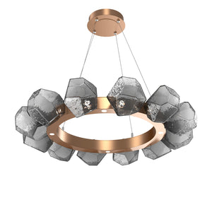Hammerton Studio - CHB0039-36-NB-S-CA1-L3 - LED Lantern - Gem - Novel Brass