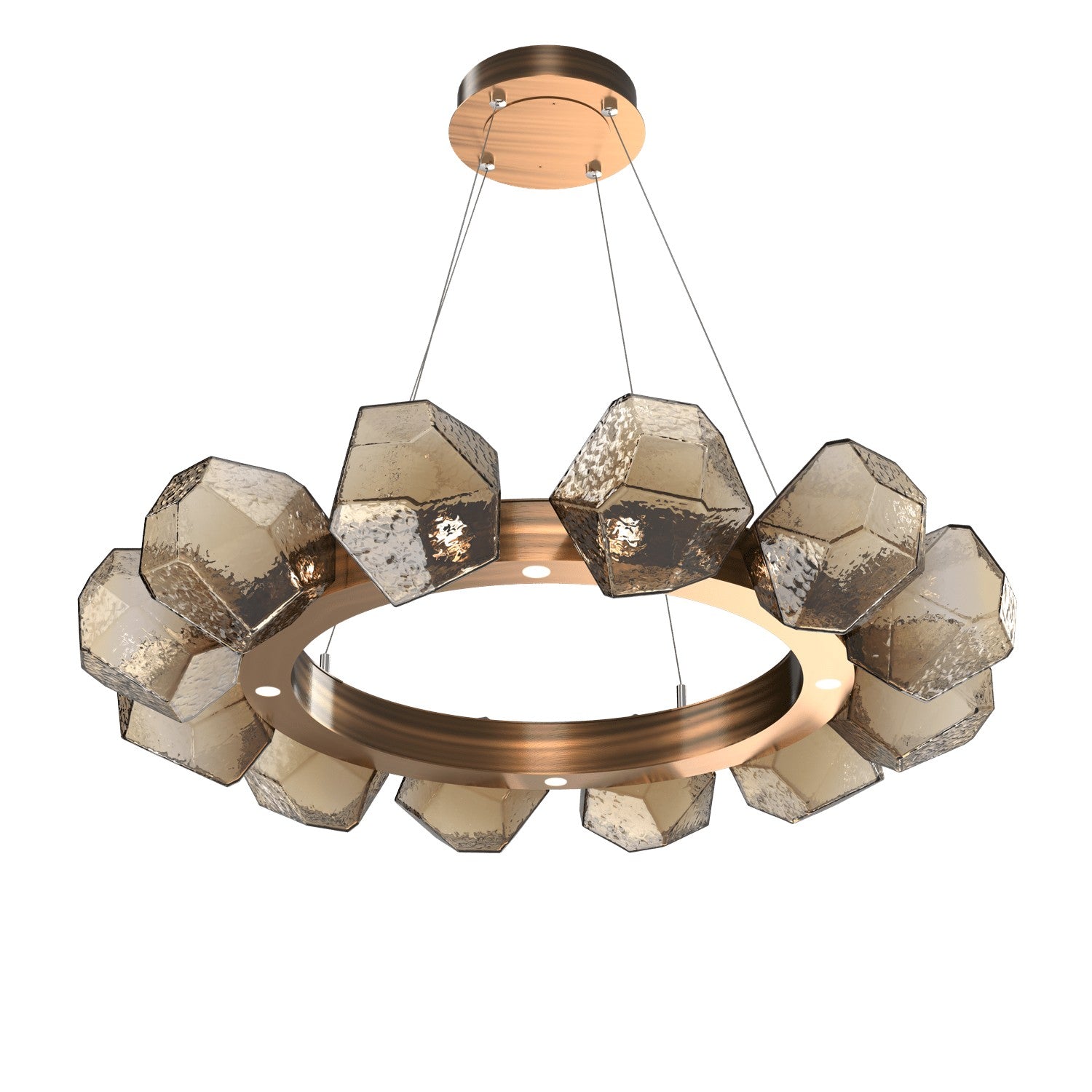 Hammerton Studio - CHB0039-36-RB-B-CA1-L3 - LED Lantern - Gem - Oil Rubbed Bronze