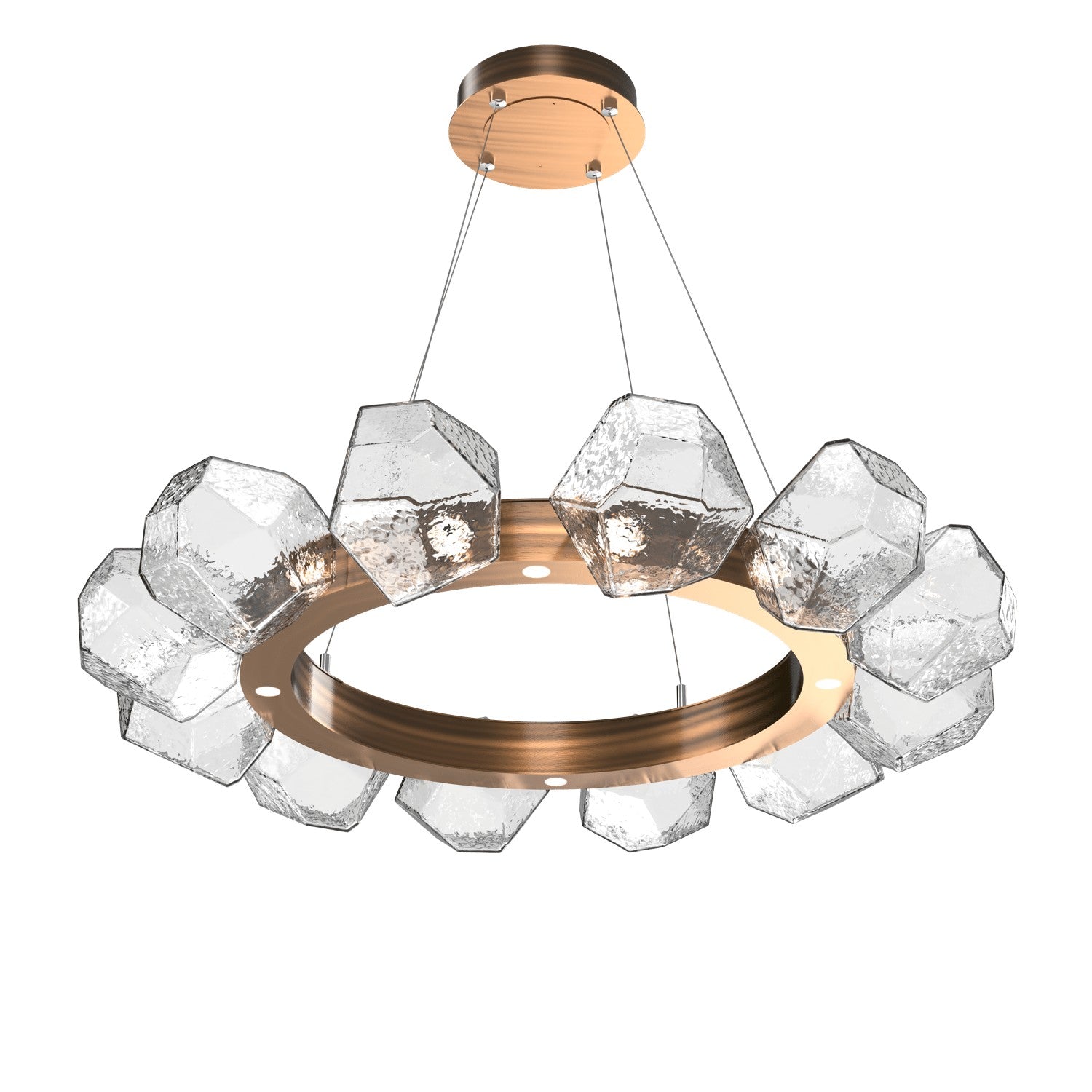 Hammerton Studio - CHB0039-36-RB-C-CA1-L3 - LED Lantern - Gem - Oil Rubbed Bronze