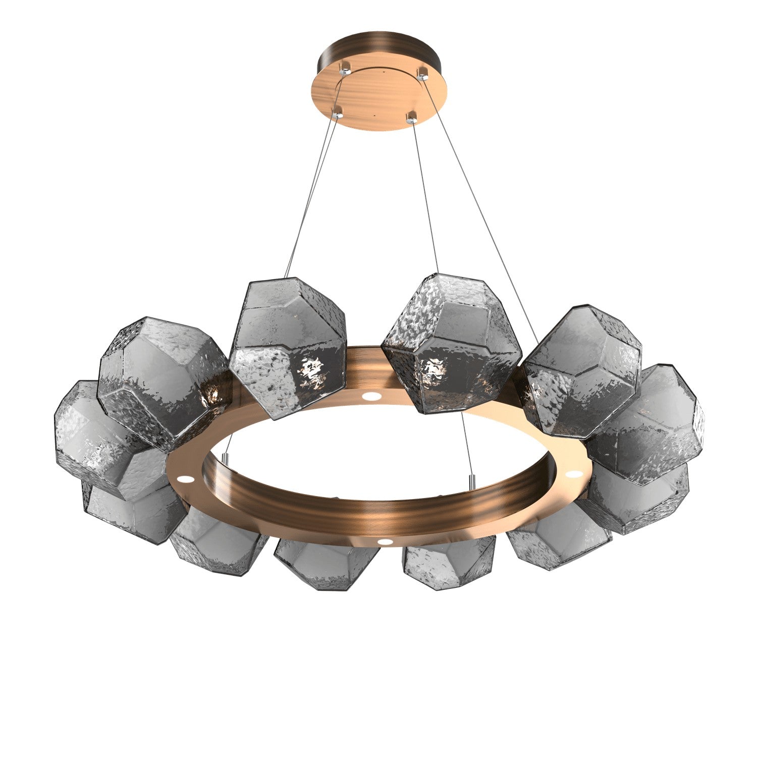 Hammerton Studio - CHB0039-36-RB-S-CA1-L3 - LED Lantern - Gem - Oil Rubbed Bronze