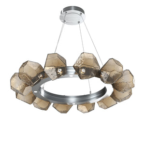 Hammerton Studio - CHB0039-36-SN-B-CA1-L1 - LED Lantern - Gem - Satin Nickel