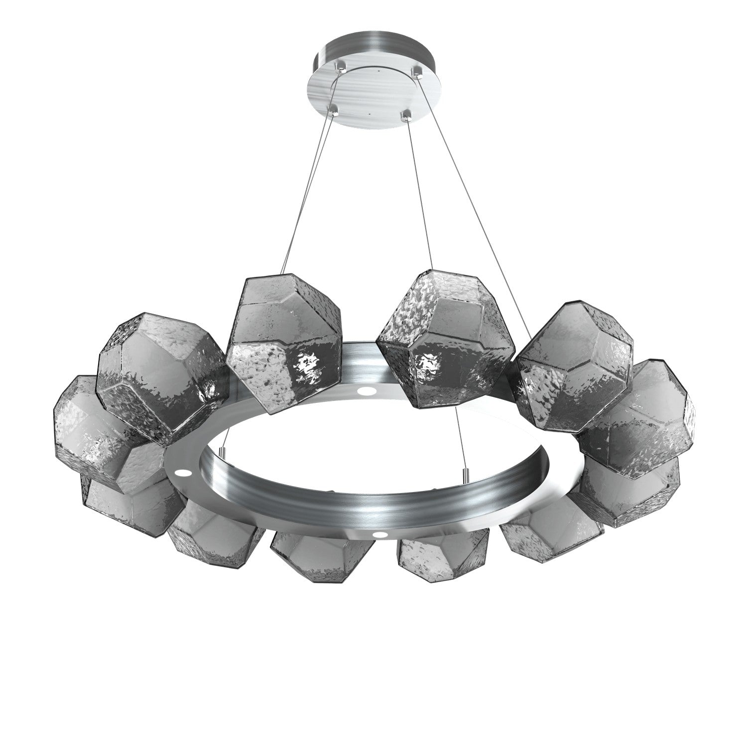 Hammerton Studio - CHB0039-36-SN-S-CA1-L3 - LED Lantern - Gem - Satin Nickel