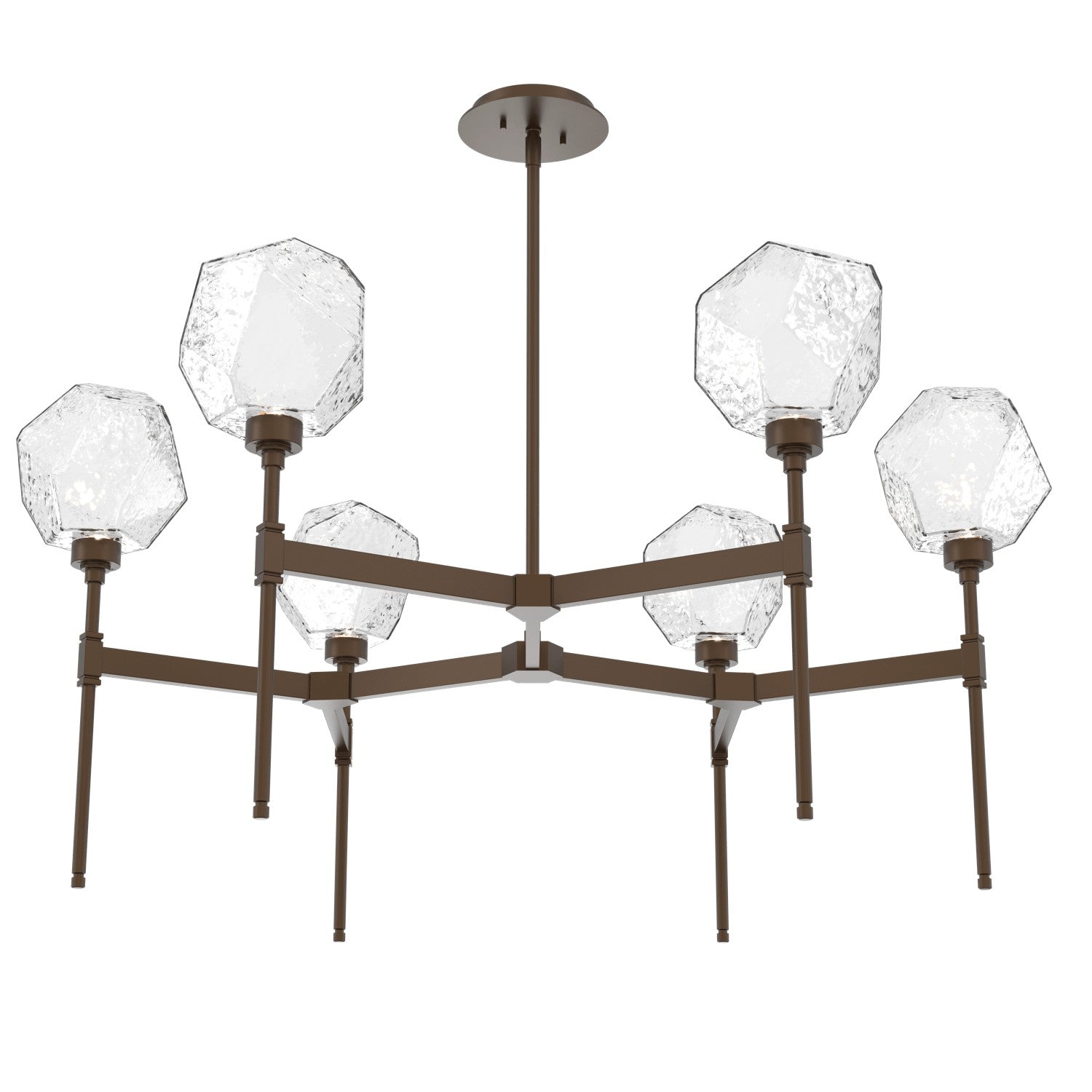 Hammerton Studio - CHB0039-39-FB-C-001-L1 - LED Chandelier - Gem - Flat Bronze