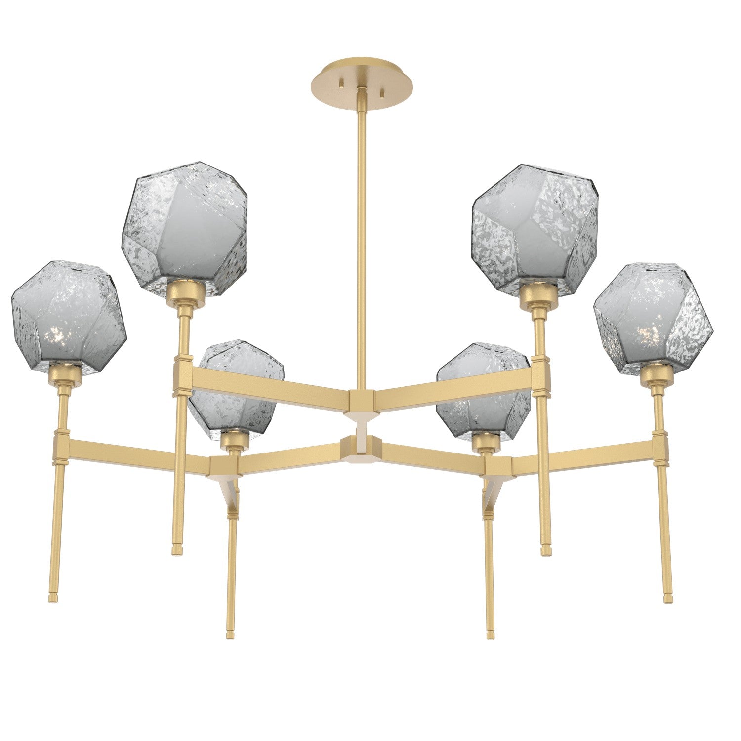 Hammerton Studio - CHB0039-39-GB-S-001-L3 - LED Chandelier - Gem - Gilded Brass