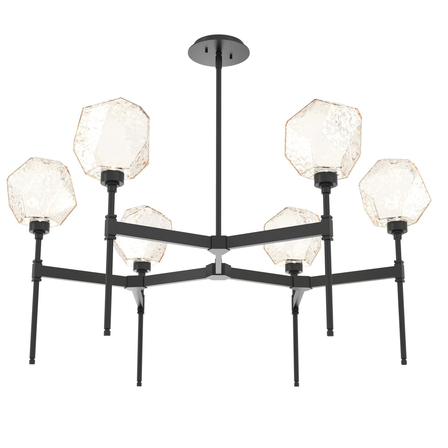 Hammerton Studio - CHB0039-39-MB-A-001-L1 - LED Chandelier - Gem - Matte Black