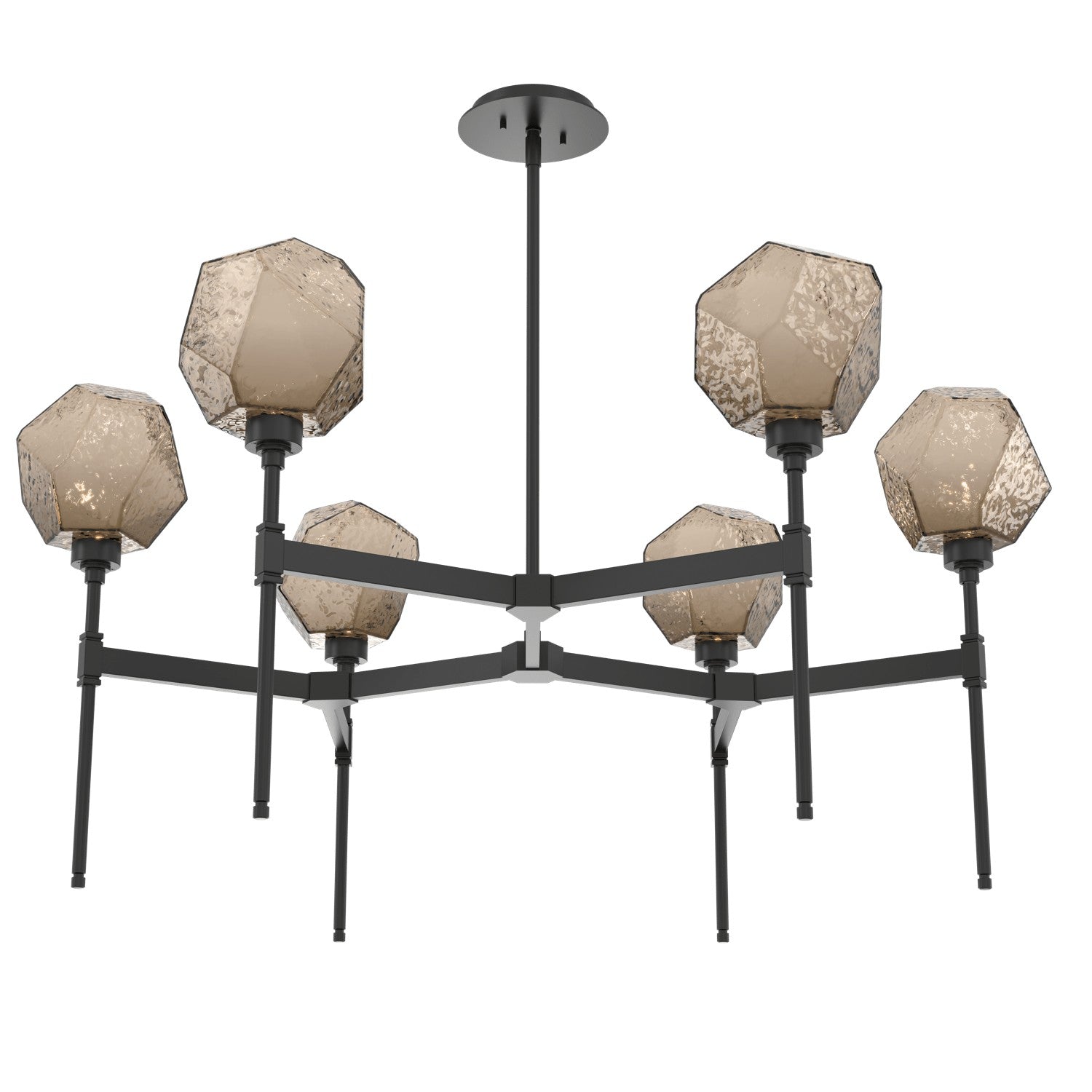 Hammerton Studio - CHB0039-39-MB-B-001-L1 - LED Chandelier - Gem - Matte Black