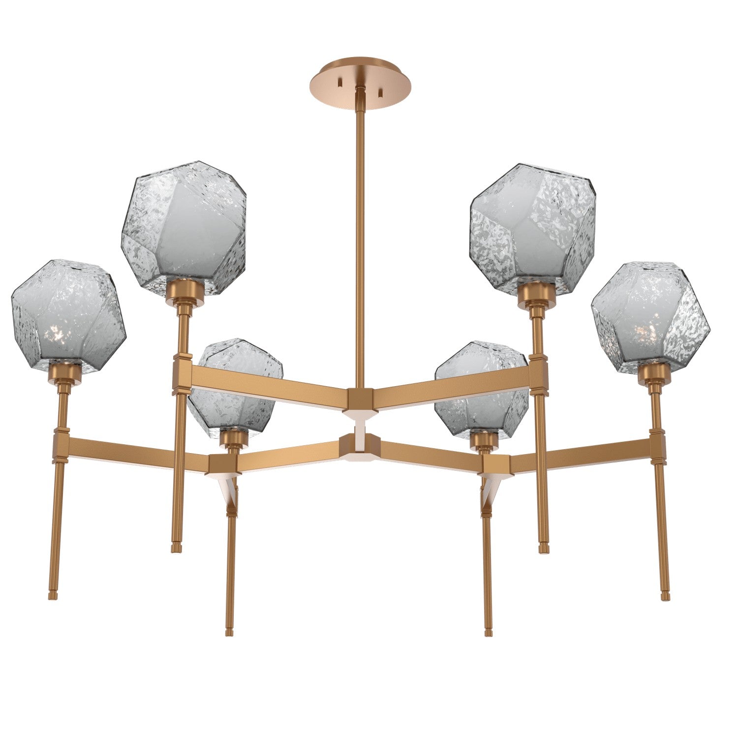 Hammerton Studio - CHB0039-39-NB-S-001-L3 - LED Chandelier - Gem - Novel Brass