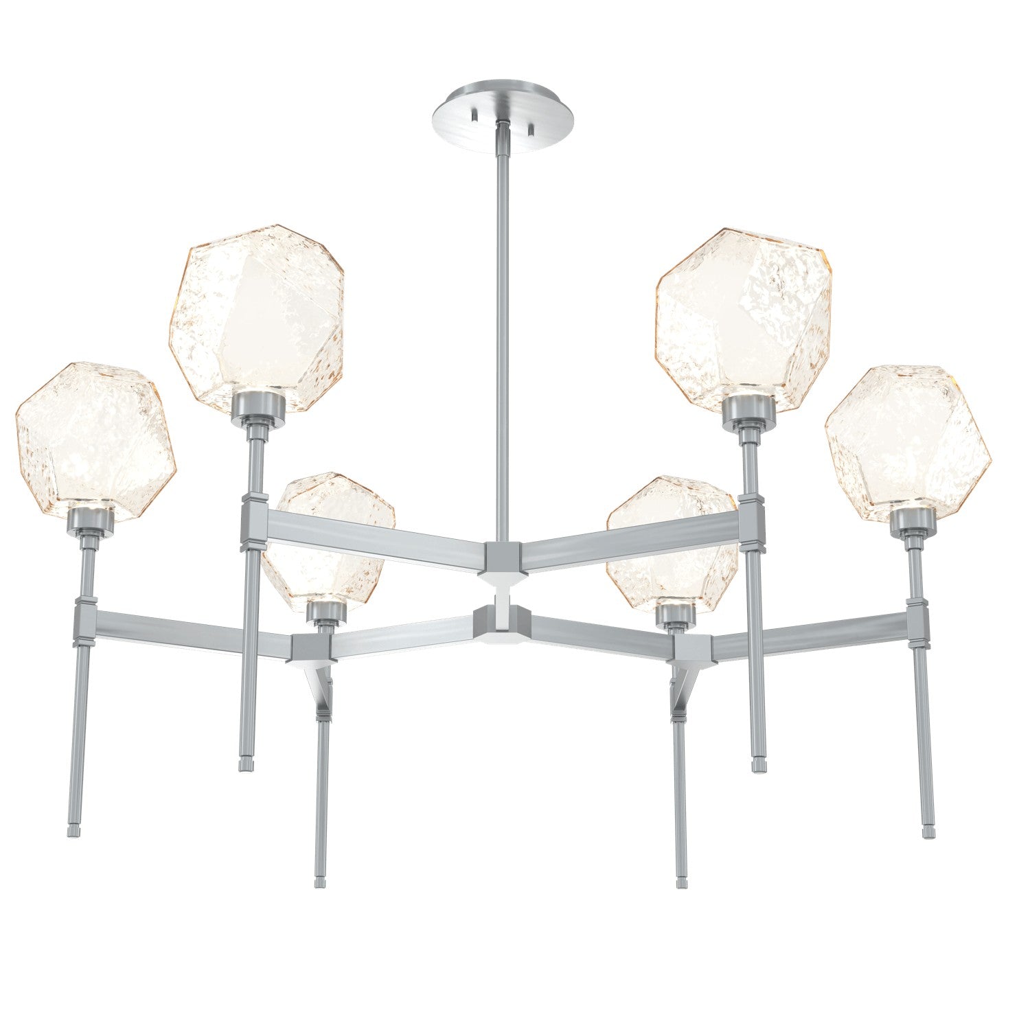 Hammerton Studio - CHB0039-39-SN-A-001-L1 - LED Chandelier - Gem - Satin Nickel