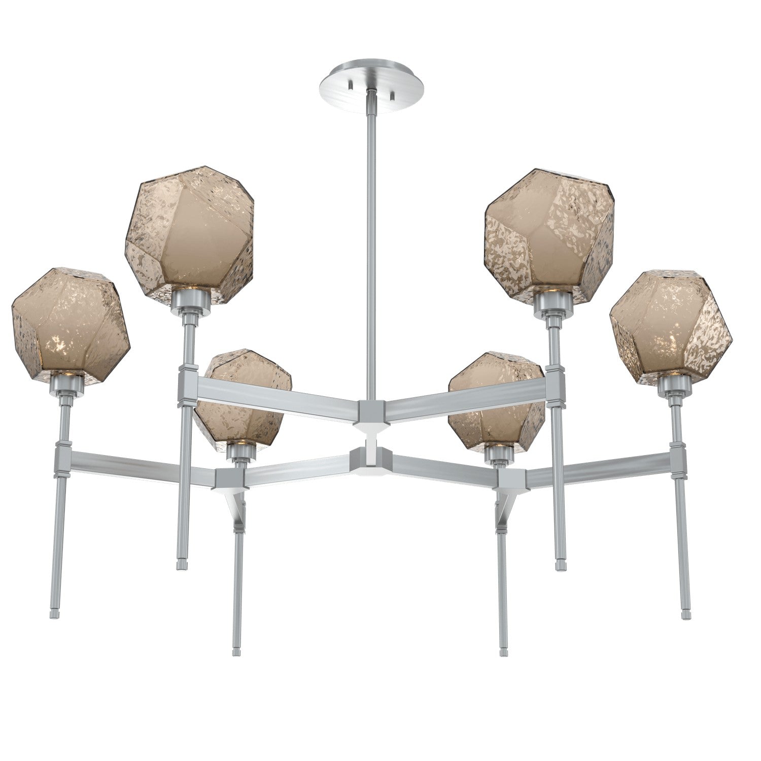 Hammerton Studio - CHB0039-39-SN-B-001-L1 - LED Chandelier - Gem - Satin Nickel