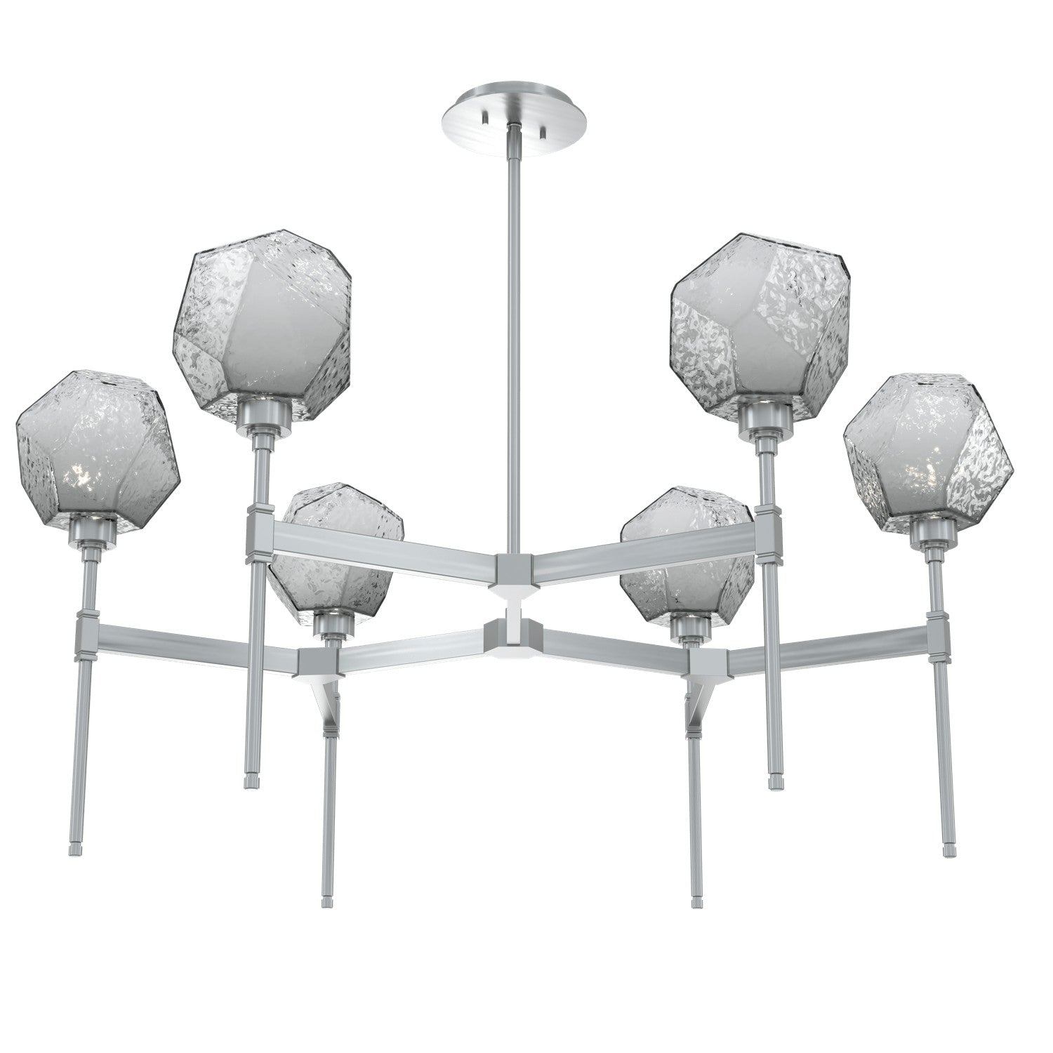 Hammerton Studio - CHB0039-39-SN-S-001-L1 - LED Chandelier - Gem - Satin Nickel