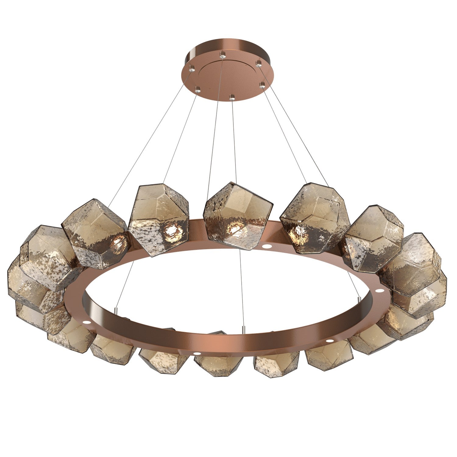 Hammerton Studio - CHB0039-48-BB-B-CA1-L1 - LED Lantern - Gem - Burnished Bronze