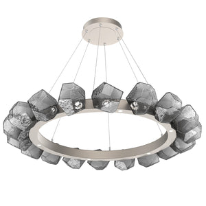 Hammerton Studio - CHB0039-48-BS-S-CA1-L3 - LED Lantern - Gem - Beige Silver