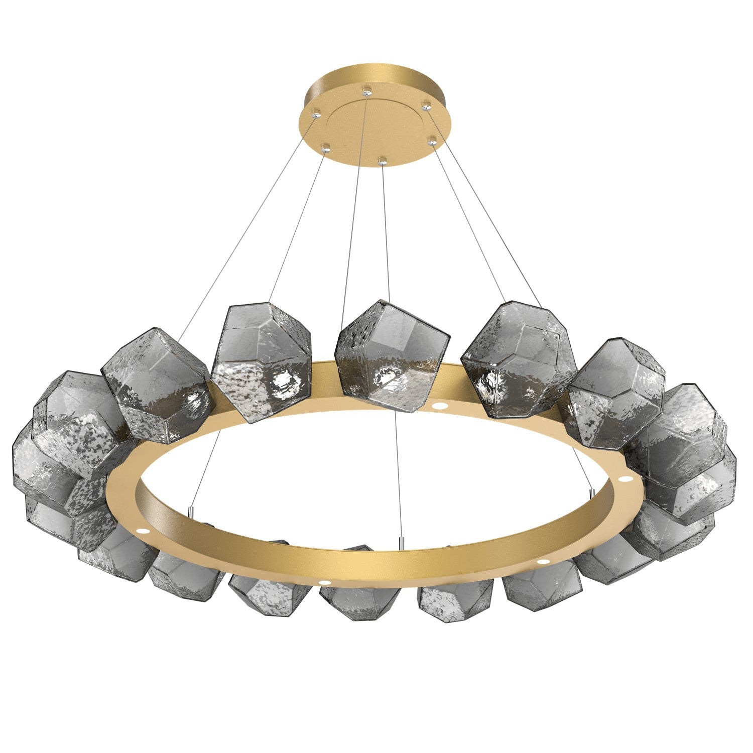 Hammerton Studio - CHB0039-48-GB-S-CA1-L1 - LED Chandelier - Gem - Gilded Brass