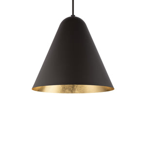 Modern Forms - PD-12422-BZ/GL - LED Pendant - Taper - Bronze & Gold Leaf